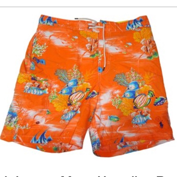ralph lauren hawaiian shorts